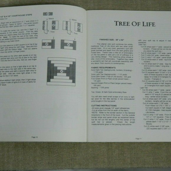 Farmhouse Quilts Into The Woods Book - Picture 3 of 6